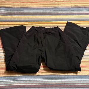 Kids‎ Lands End Squall Black Ski Snow Pants Grow A Longs Size 10